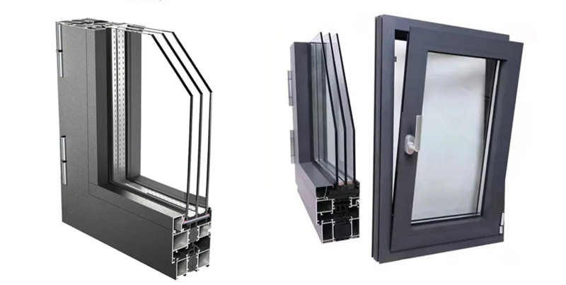 Windows de aluminio triple de marco estrecho impulsa el desarrollo urbano sostenible