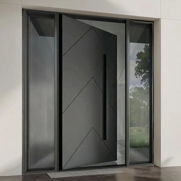 Puerta de entrada de aleación de aluminio
