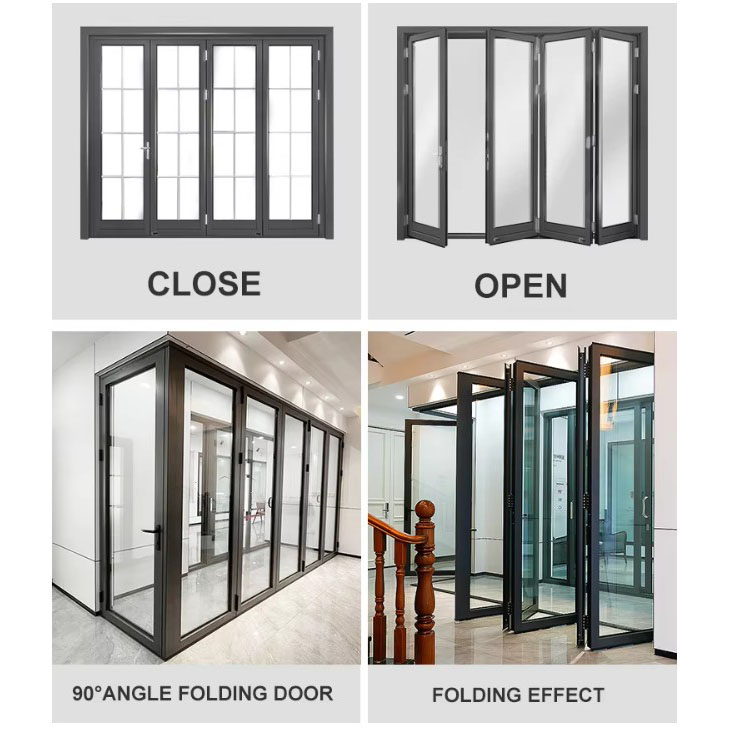 Puertas plegables de aluminio