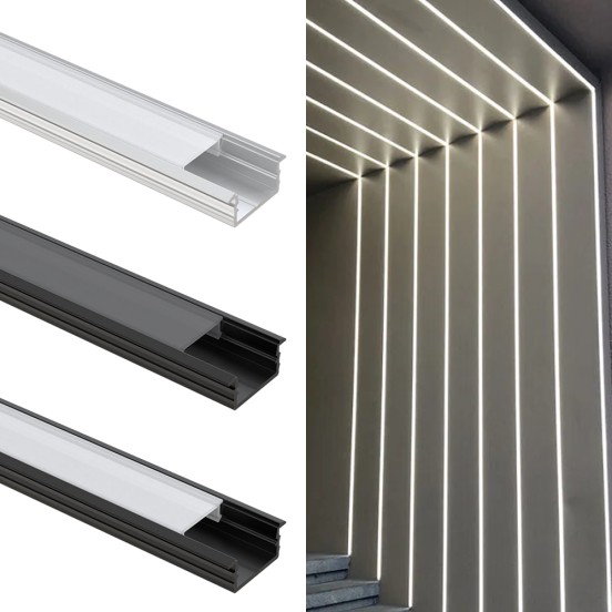 Perfil de tira LED de aluminio